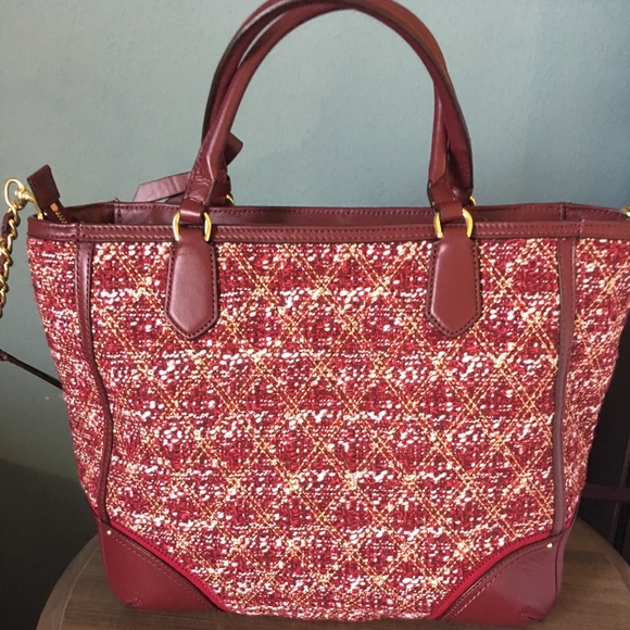 Coach AUTHENTIC Poppy Quilted Boucle Tote 26416NEW - Picture 4 of 8